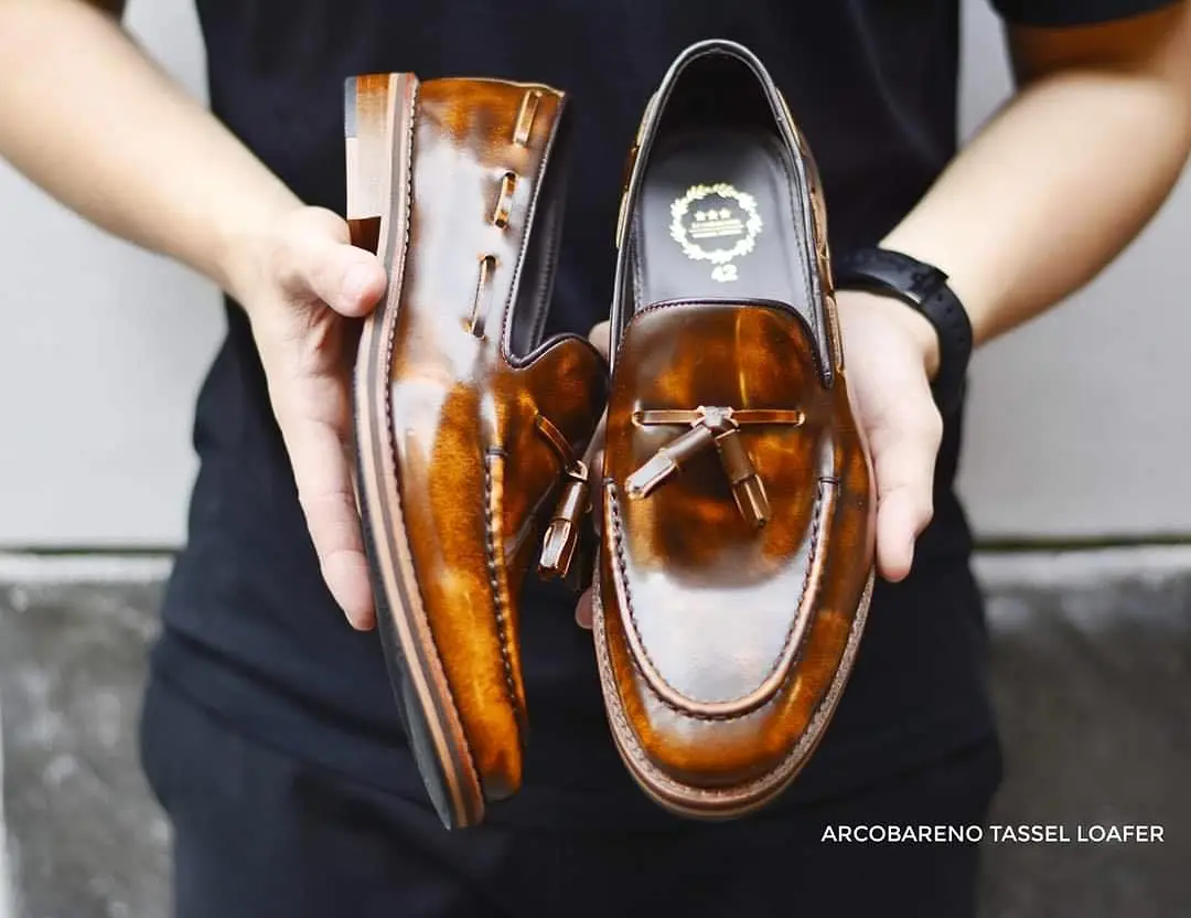 503 Tassel Loafer Amber - Lace - Wooden Soles