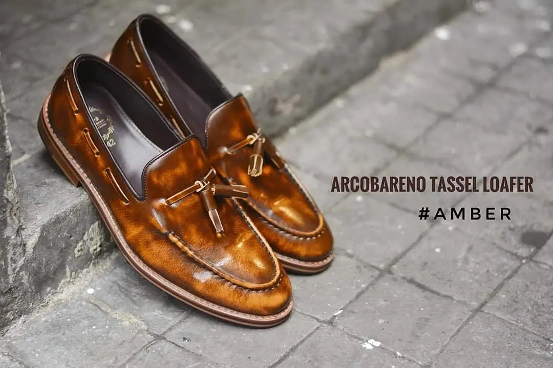 503 Tassel Loafer Amber - Lace - Wooden Soles