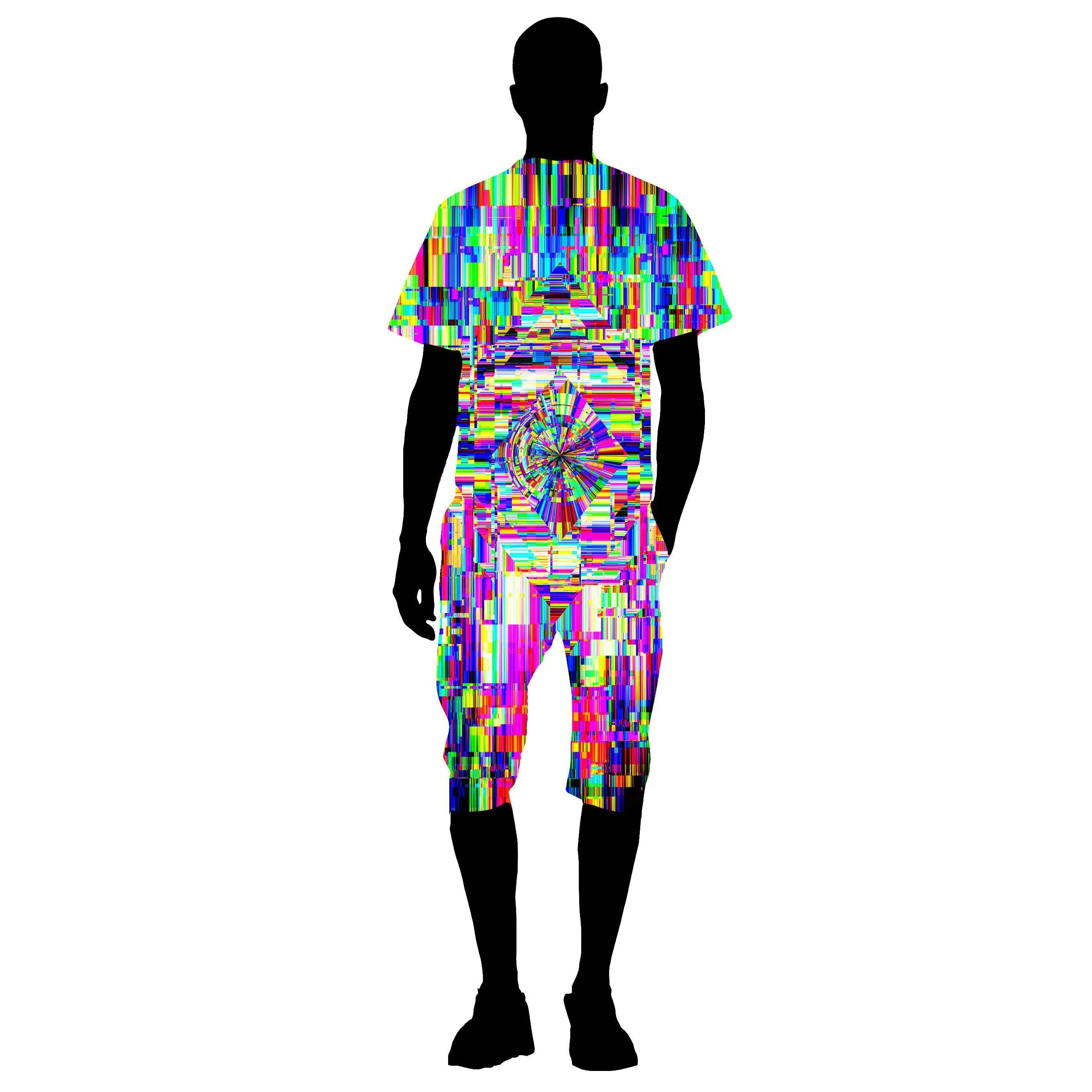 ABSTRACT GLITCH ROMPER