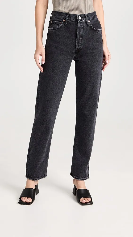 AGOLDE   90s Pinch Waist High Rise Straight Jeans 