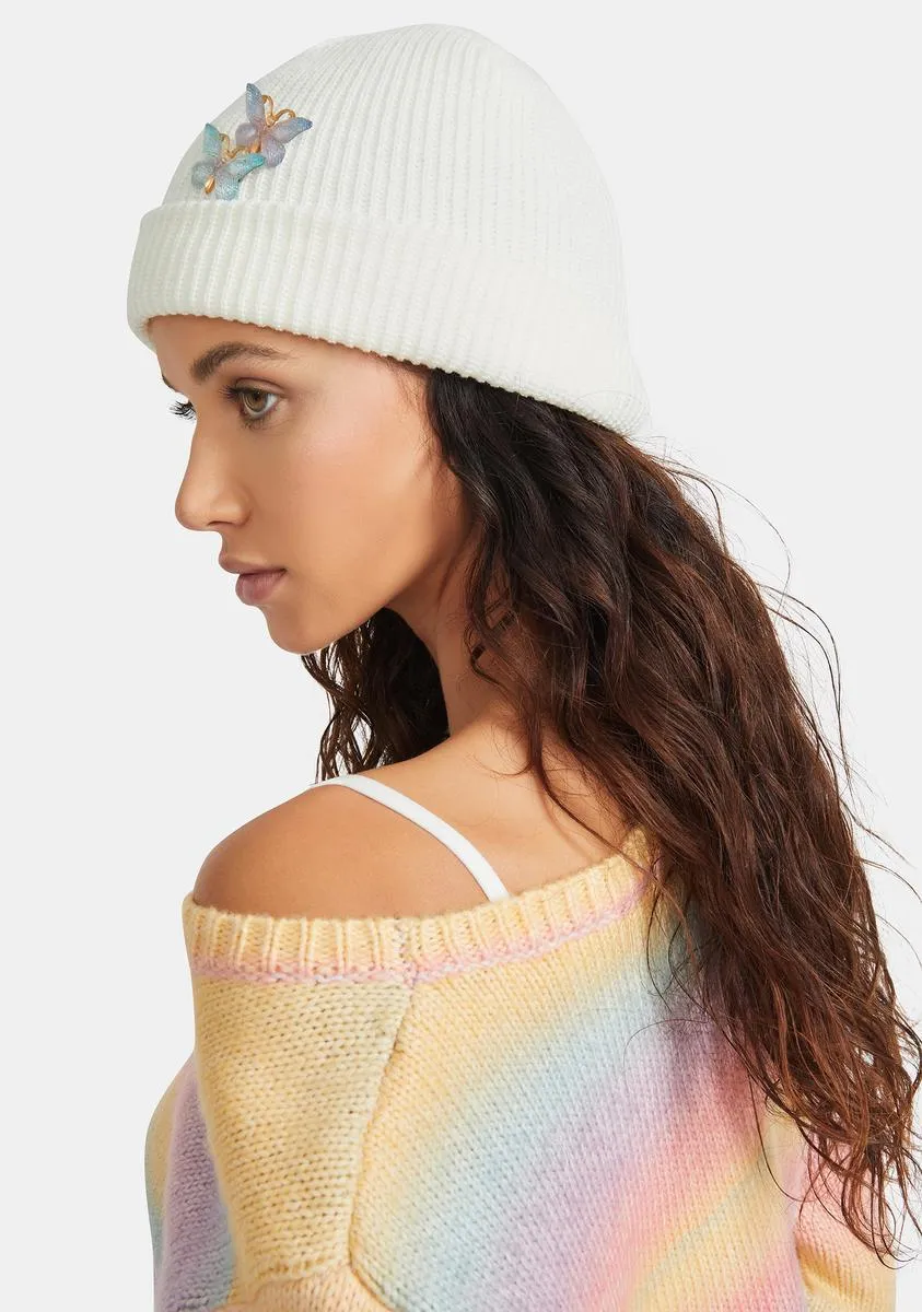 Angel Fly Towards Fate Beanie-