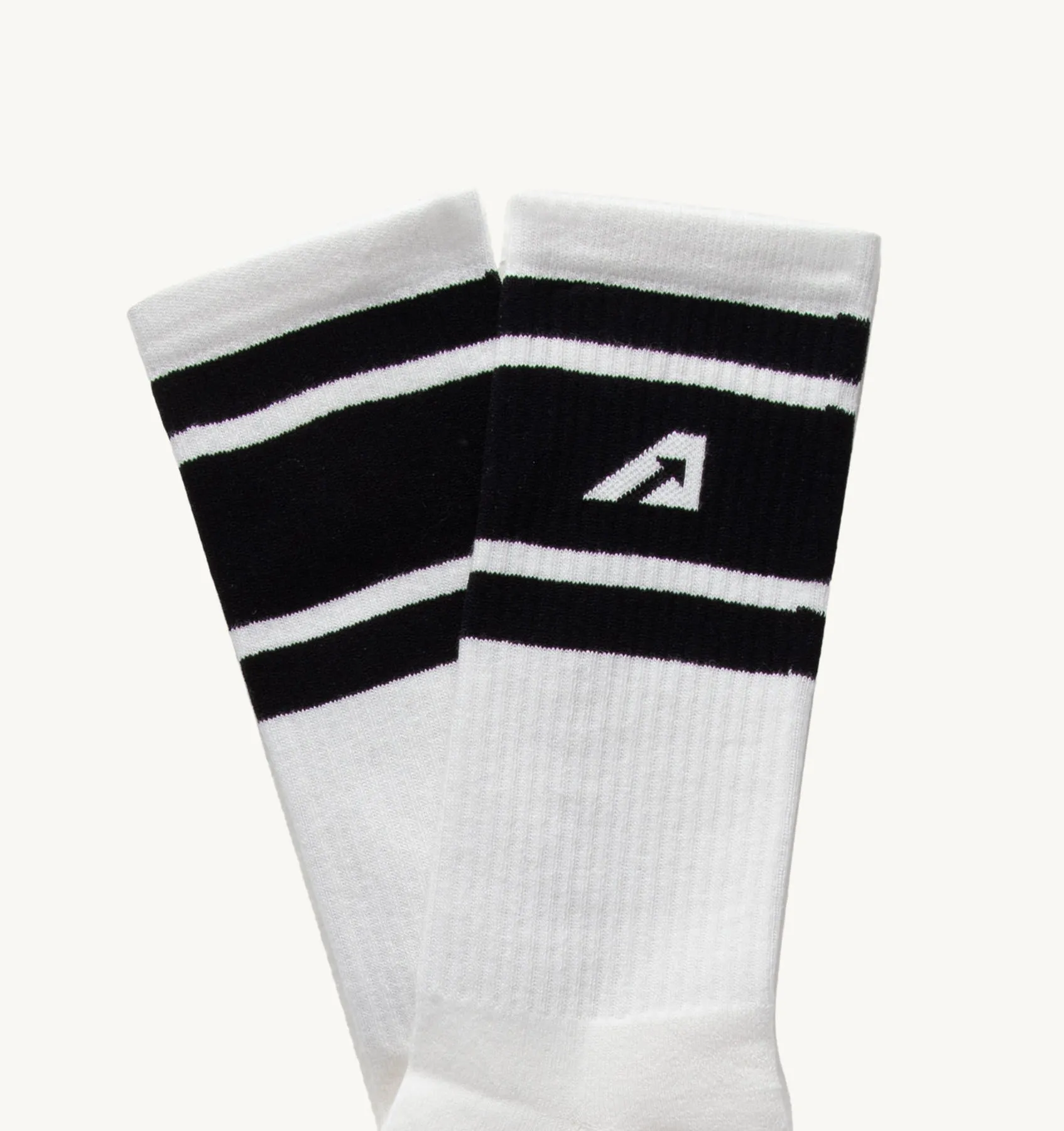 AUTRY APPAREL WOMAN  SOCKS IN BLACK COTTON TERRY