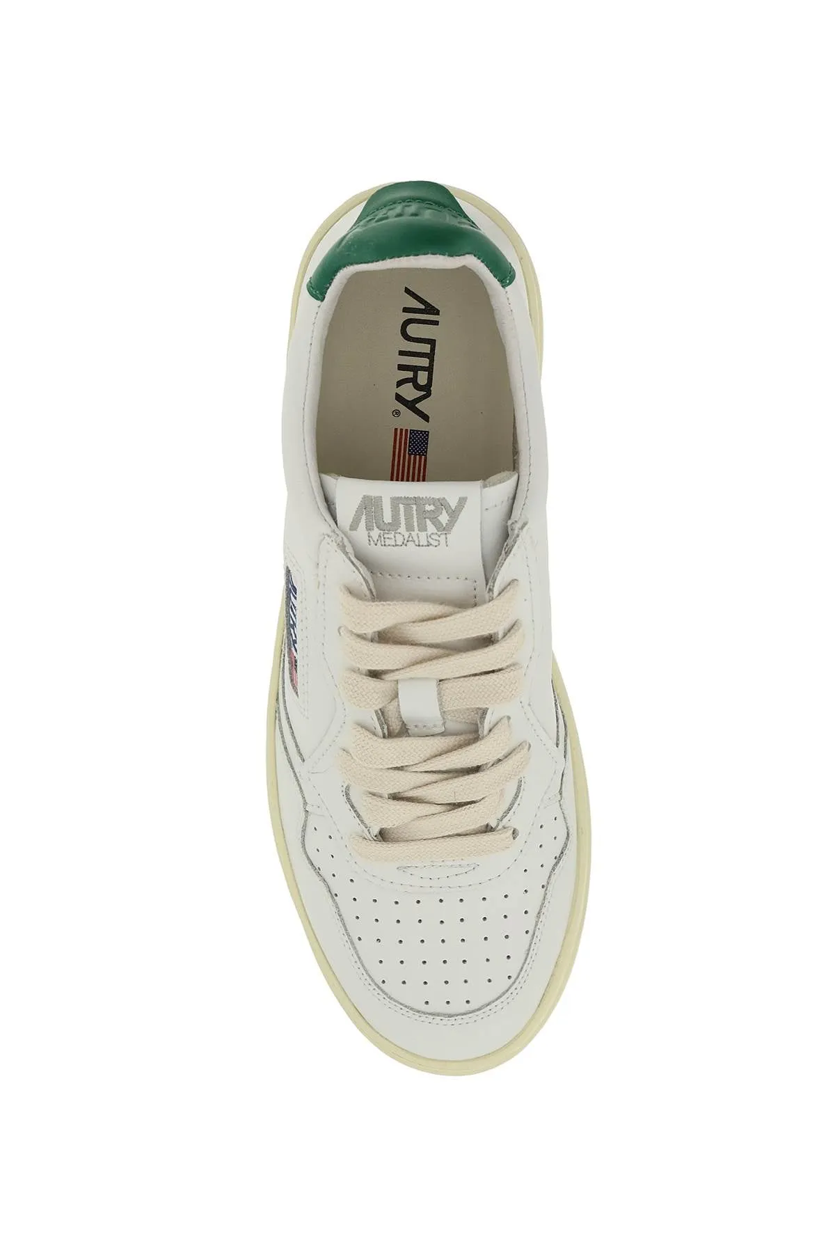 Autry Leather Medalist Low Sneakers   White