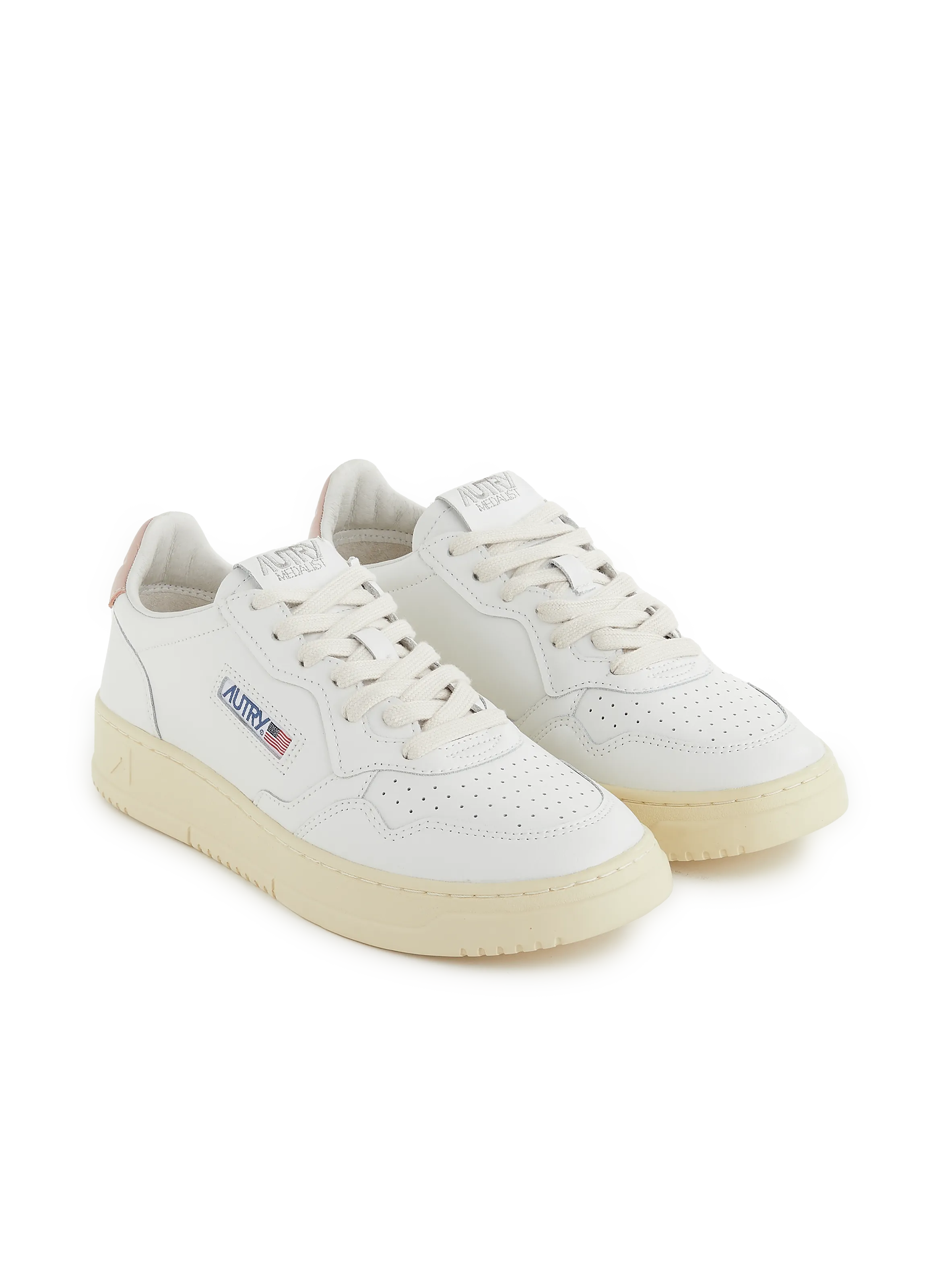 AUTRY  LL16 leather sneakers - White