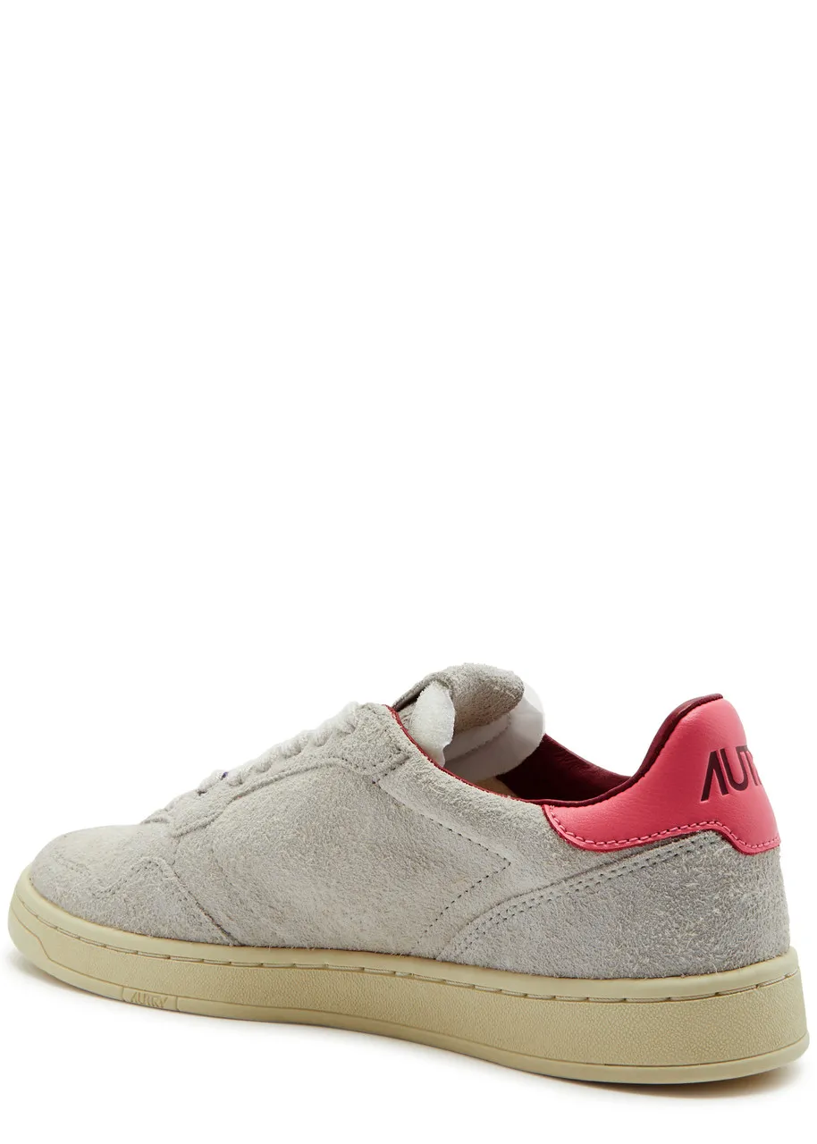 AUTRY Medalist Flat panelled suede sneakers 
                         
                     
                