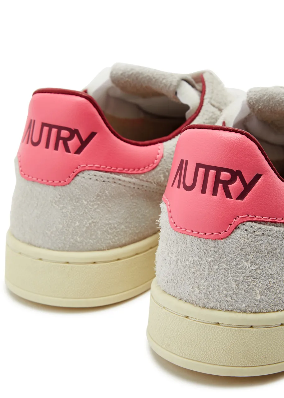 AUTRY Medalist Flat panelled suede sneakers 
                         
                     
                