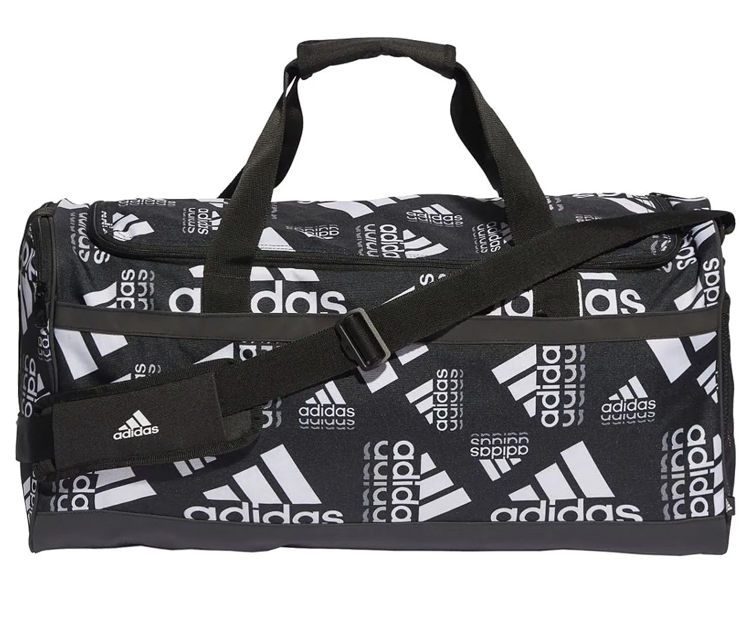 bag adidas Performance Linear Graphic Duffel M - Black/White