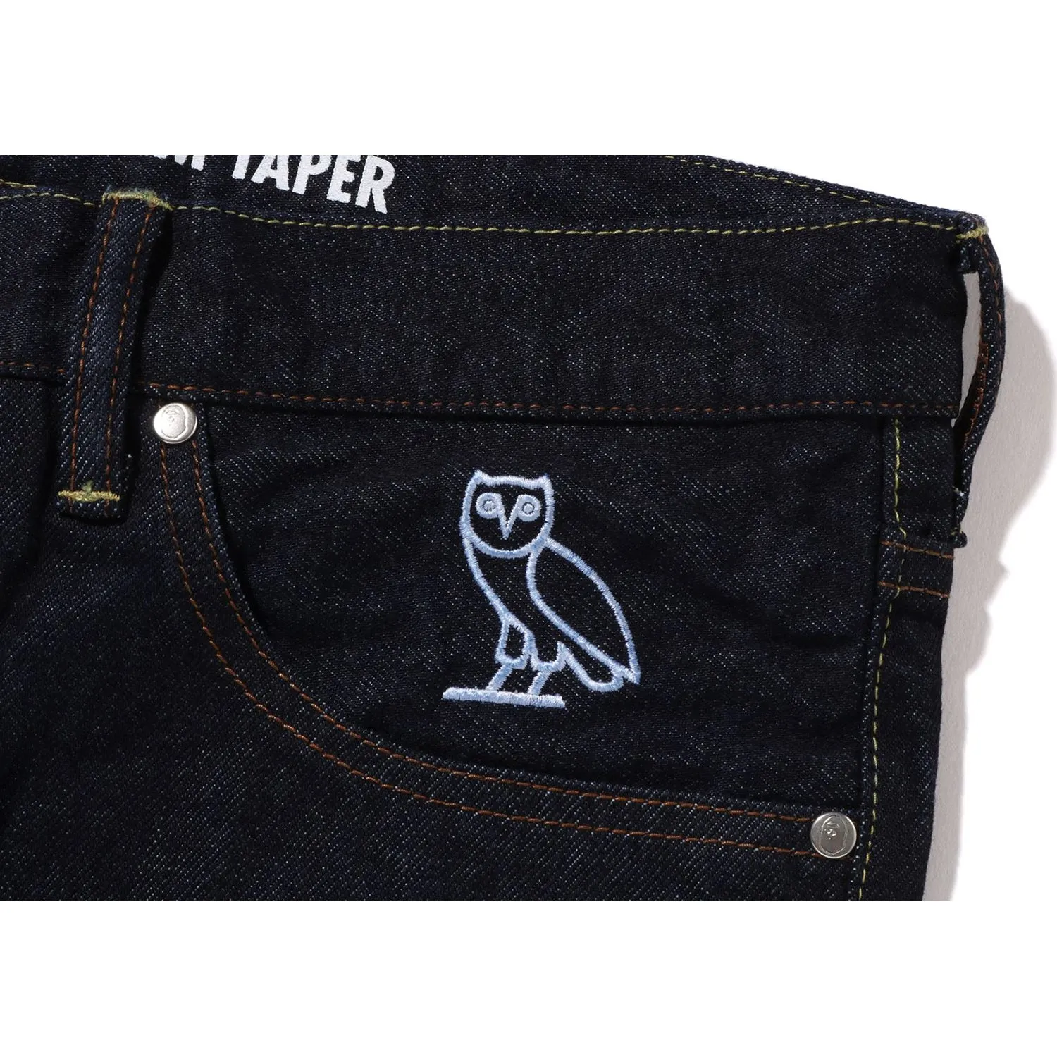 BAPE X OVO 2008 TYPE-05 DENIM PANTS MENS