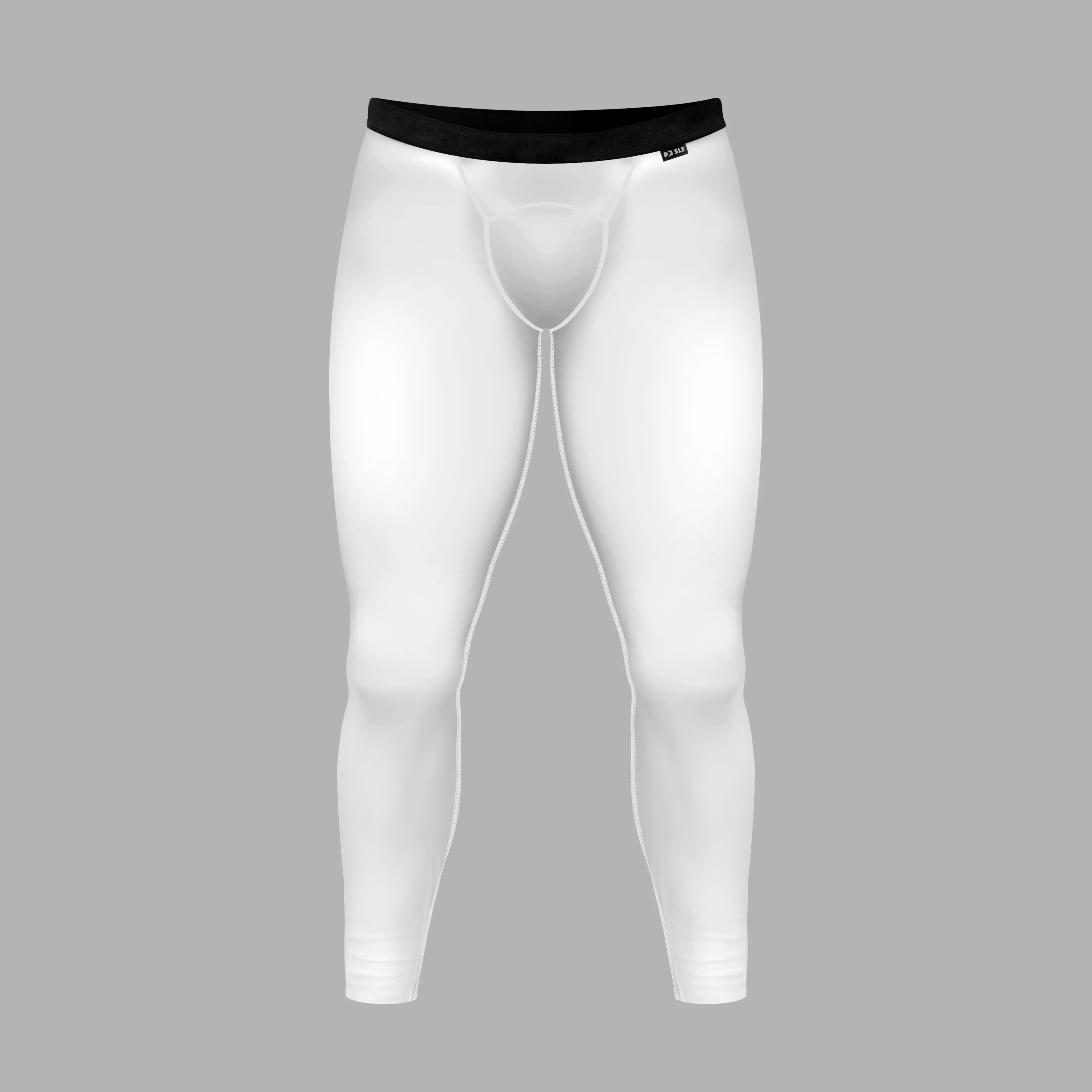 Basic White Tights for Men - Big