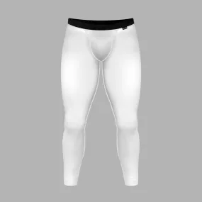 Basic White Tights for Men - Big