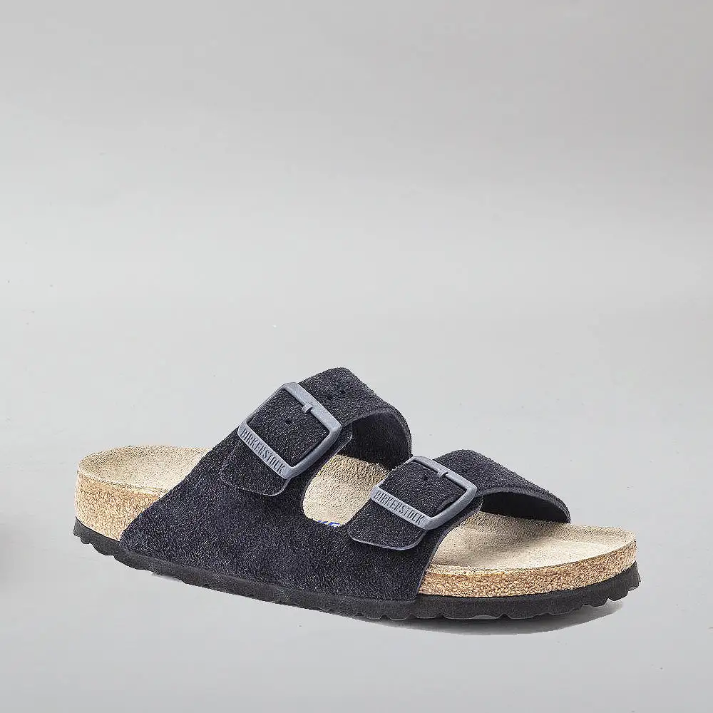 BIRKENSTOCK ARIZONA 1020732 SFB MIDNIGHT SUEDE LEATHER