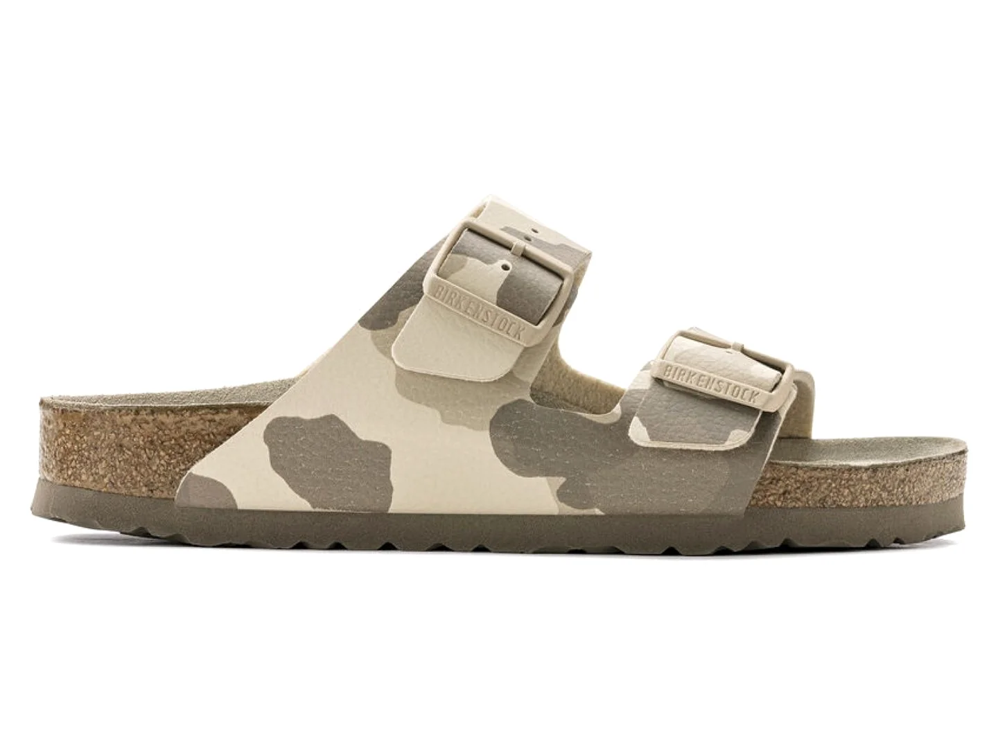 Birkenstock: Arizona SFB in Desert Soil Gray & Taupe