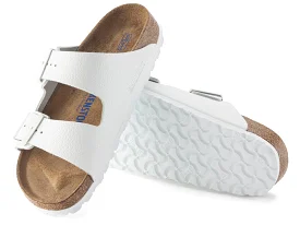 Birkenstock: Arizona SFB in White Leather