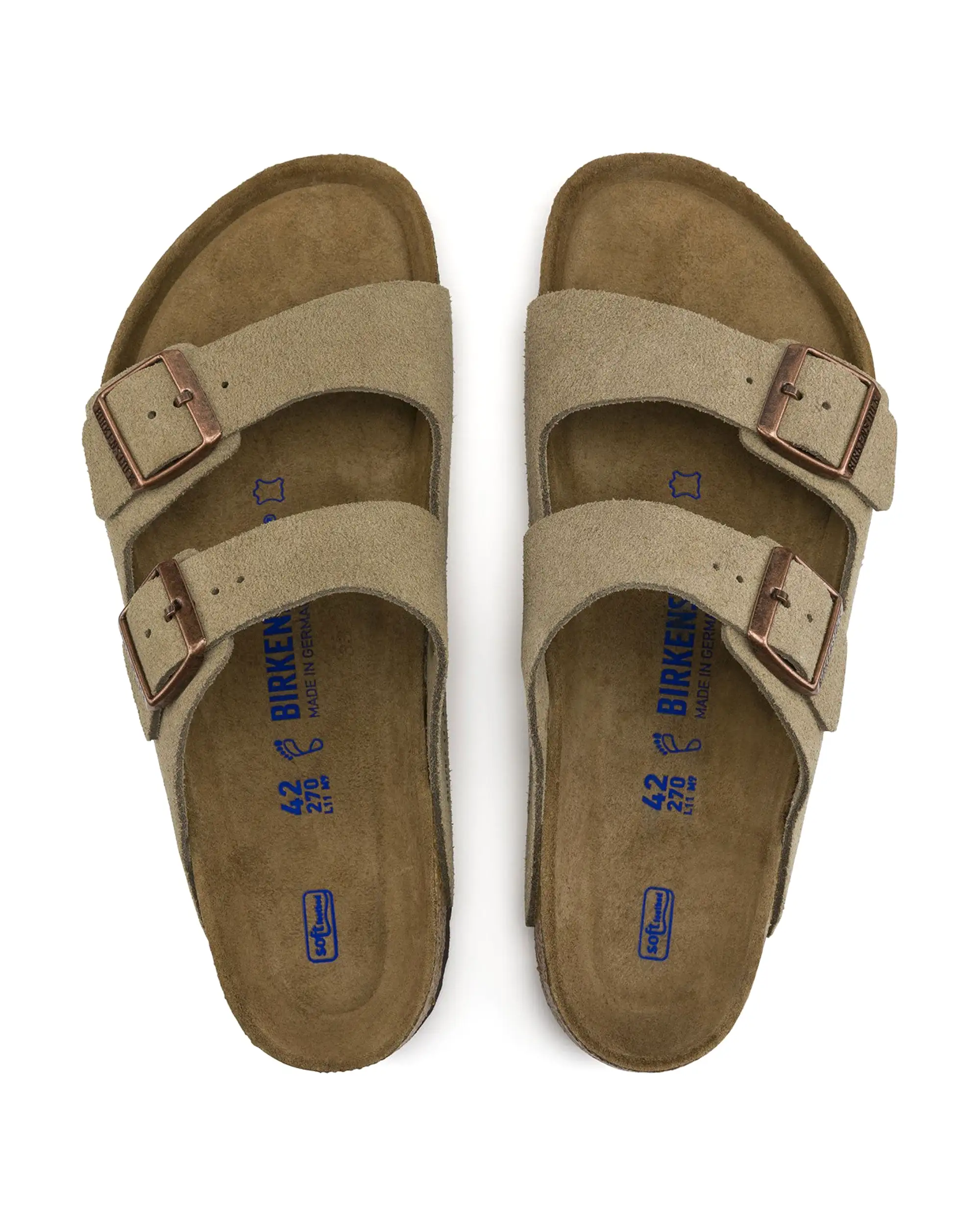 Birkenstock Arizona SFB Taupe Calzata Stretta