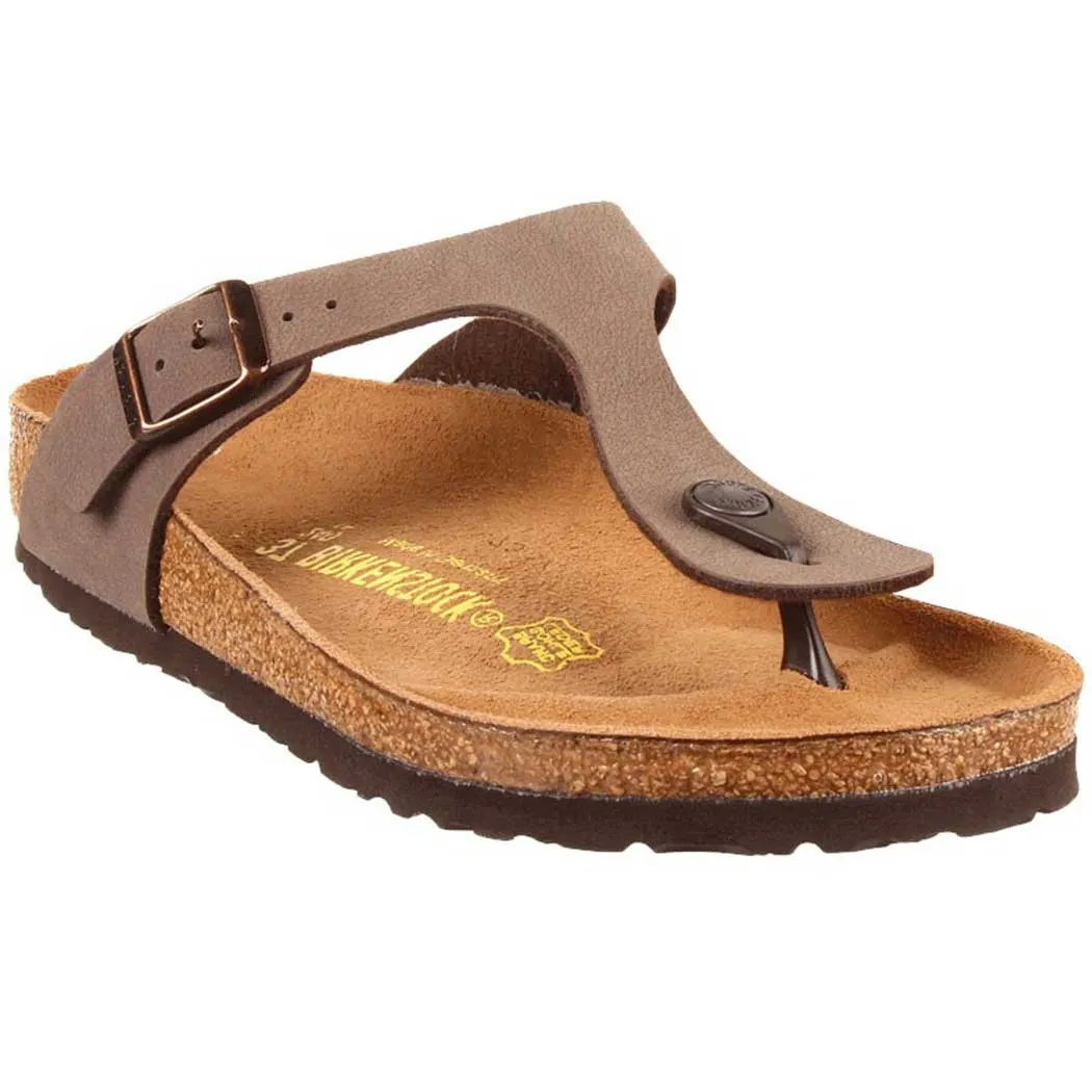 Birkenstock Gizeh Sandal Mocha Birkibuc (Women's)