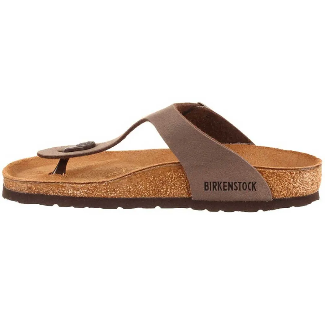 Birkenstock Gizeh Sandal Mocha Birkibuc (Women's)