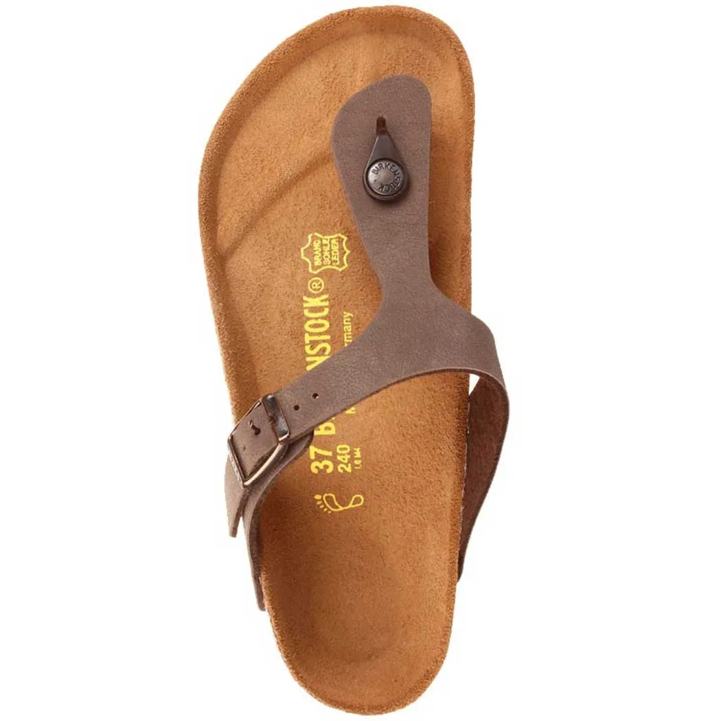 Birkenstock Gizeh Sandal Mocha Birkibuc (Women's)