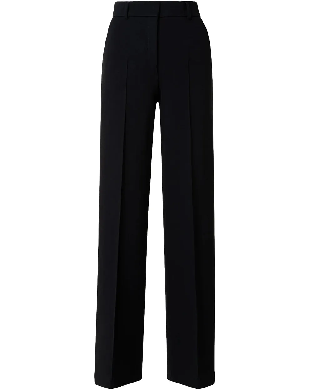 Black Jersey Straight Chiaro Pant