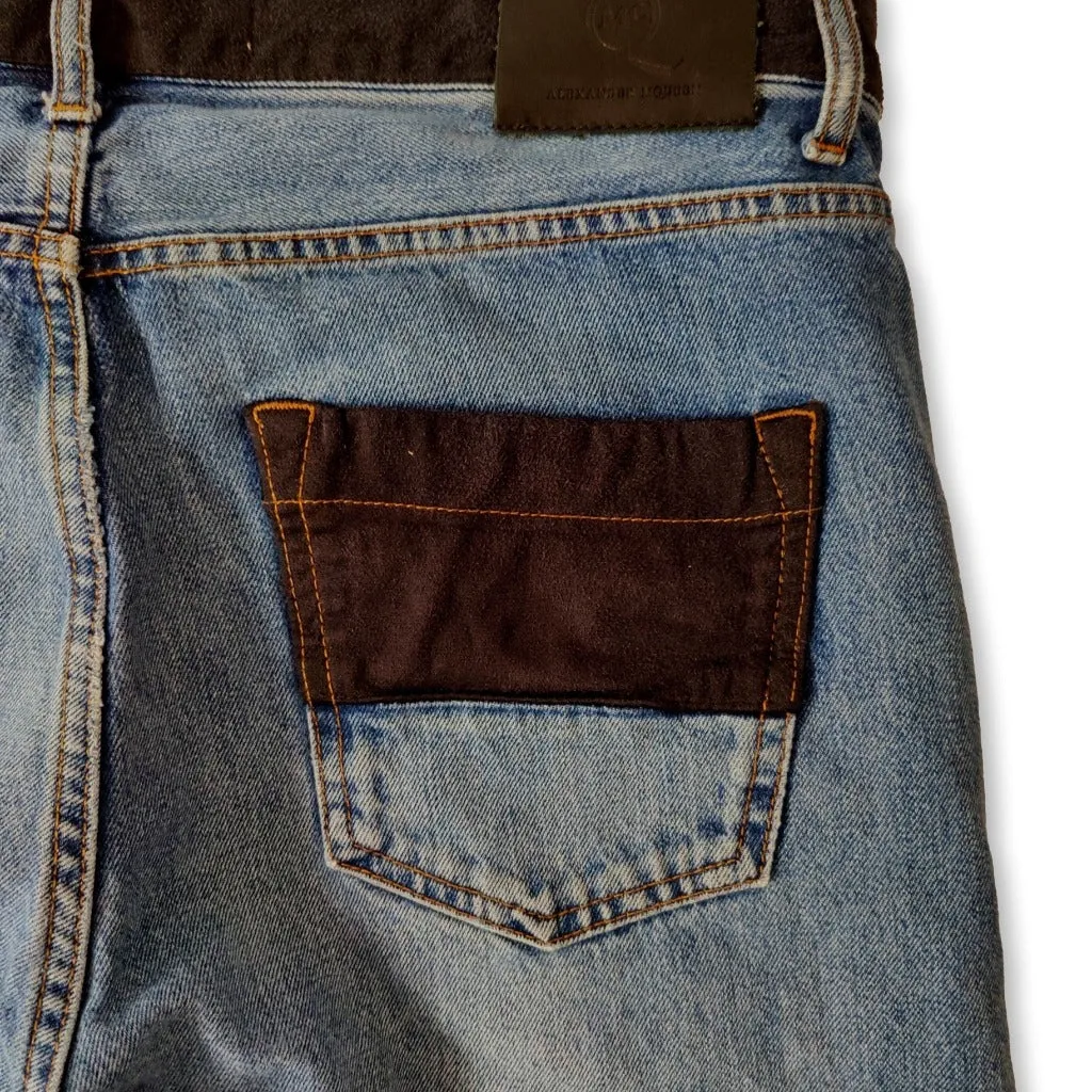 Blue McQ Alexander McQueen jeans Made in Italy