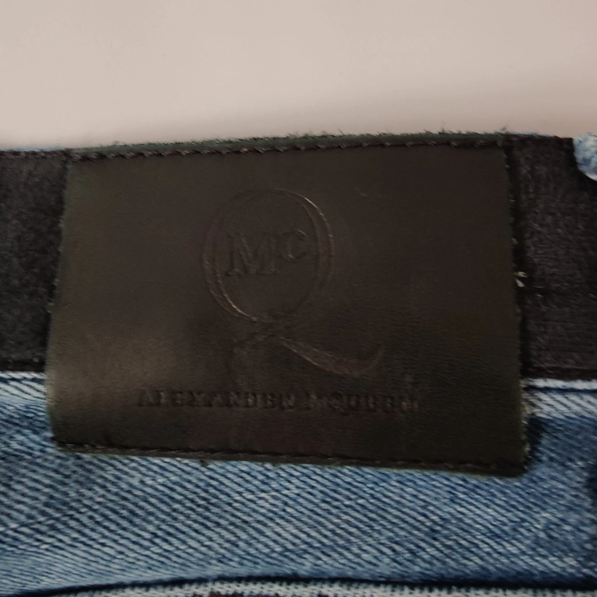 Blue McQ Alexander McQueen jeans Made in Italy