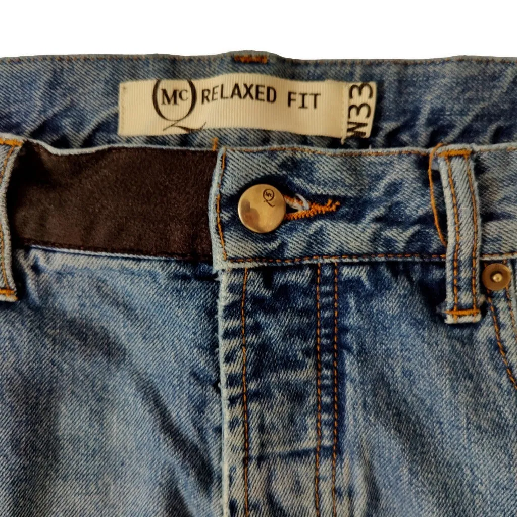 Blue McQ Alexander McQueen jeans Made in Italy