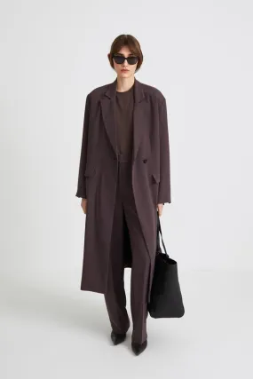 Busto Coat - Dark Brown