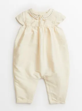 Buy Ivory Christening Romper 2-3 years | All-in-ones and rompers | Tu