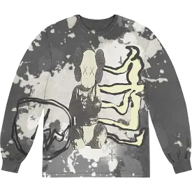 Cactus Jack by Travis Scott x KAWS For Fragment Long-Sleeve Tee 'Tie Dye' M