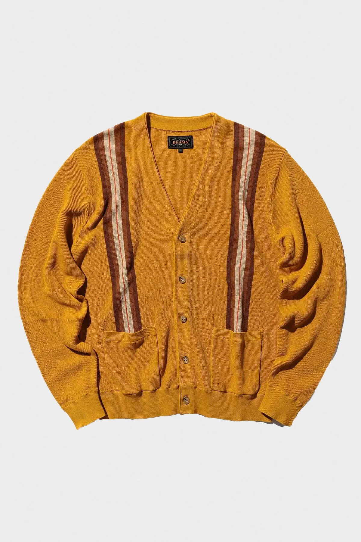 Cardigan Stripe Jacquard - Mustard