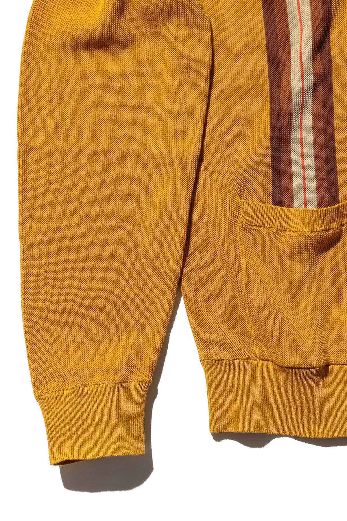 Cardigan Stripe Jacquard - Mustard