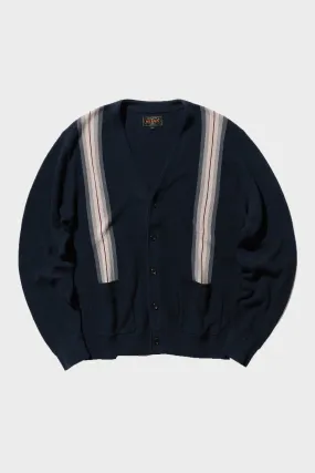 Cardigan Stripe Jacquard - Navy