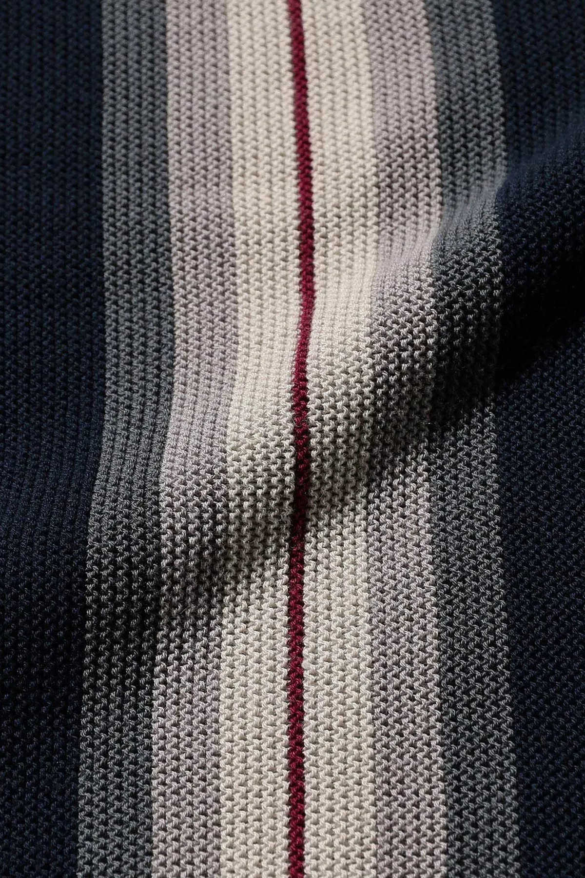 Cardigan Stripe Jacquard - Navy