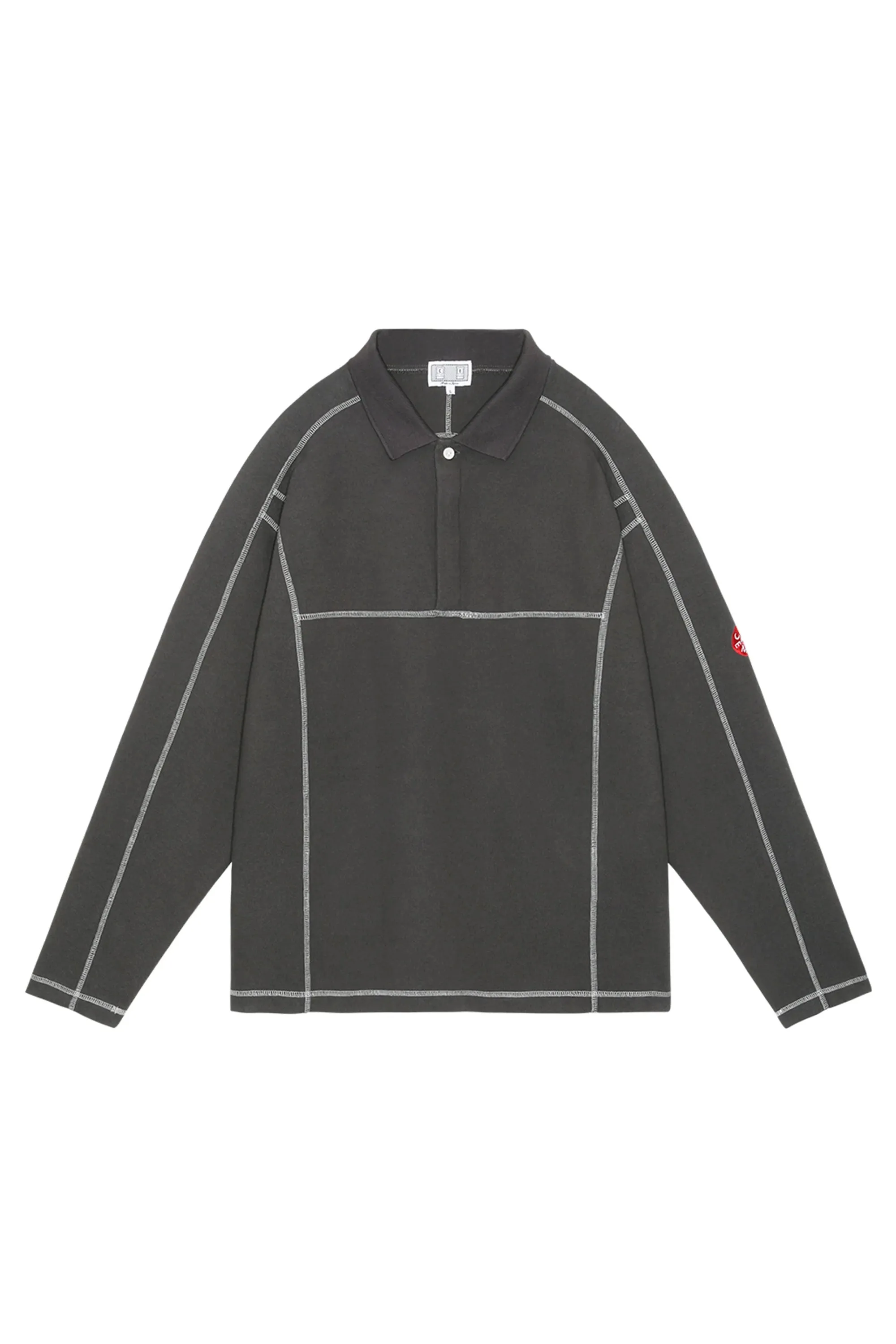 CAV EMPT - DBL KNIT LONG SLEEVE POLO