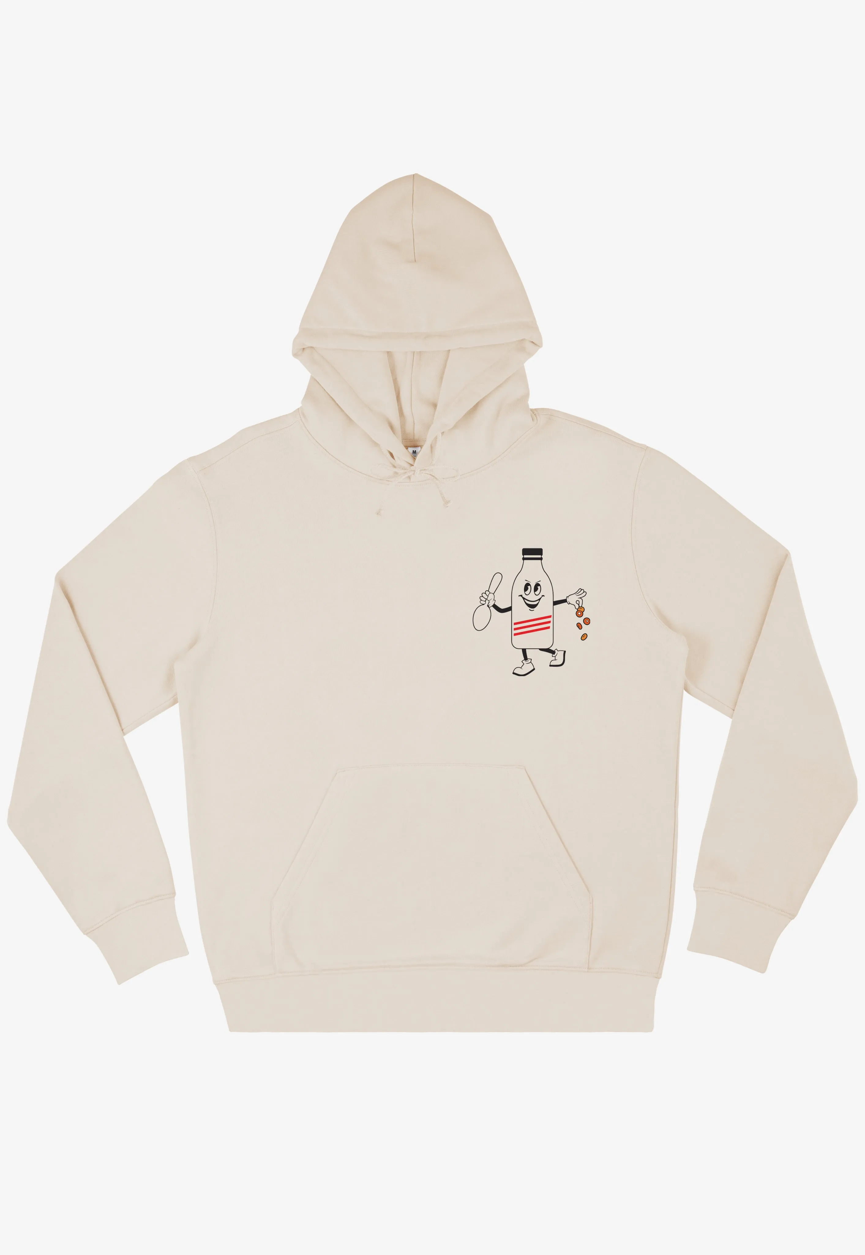 Cereal Killer Graphic Hoodie in Vanilla