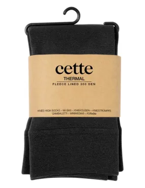 Cette Thermal Knee Highs 300 Denier (Twin Pack)