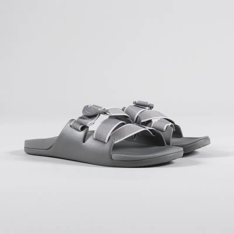 Chaco Chillos Slide Sandals Outskirt Grey