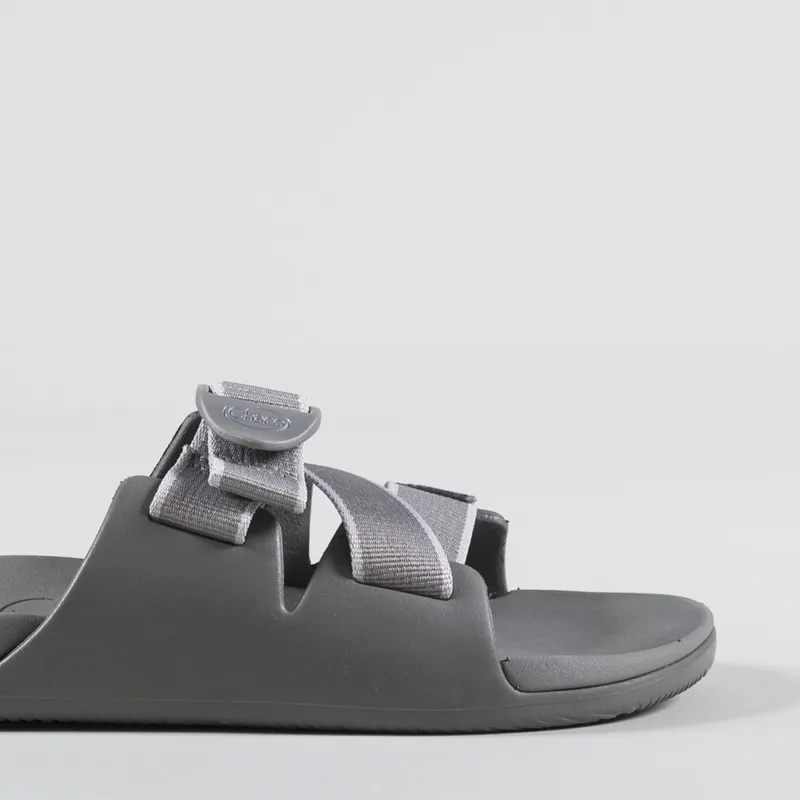 Chaco Chillos Slide Sandals Outskirt Grey