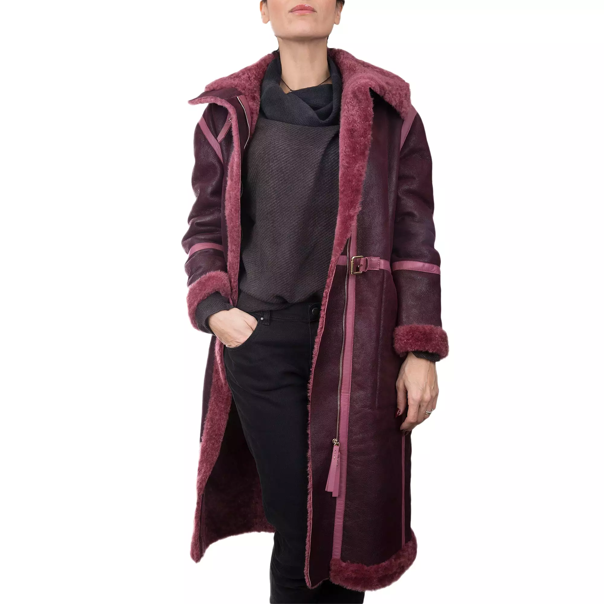 Coat Kansas Burgundy