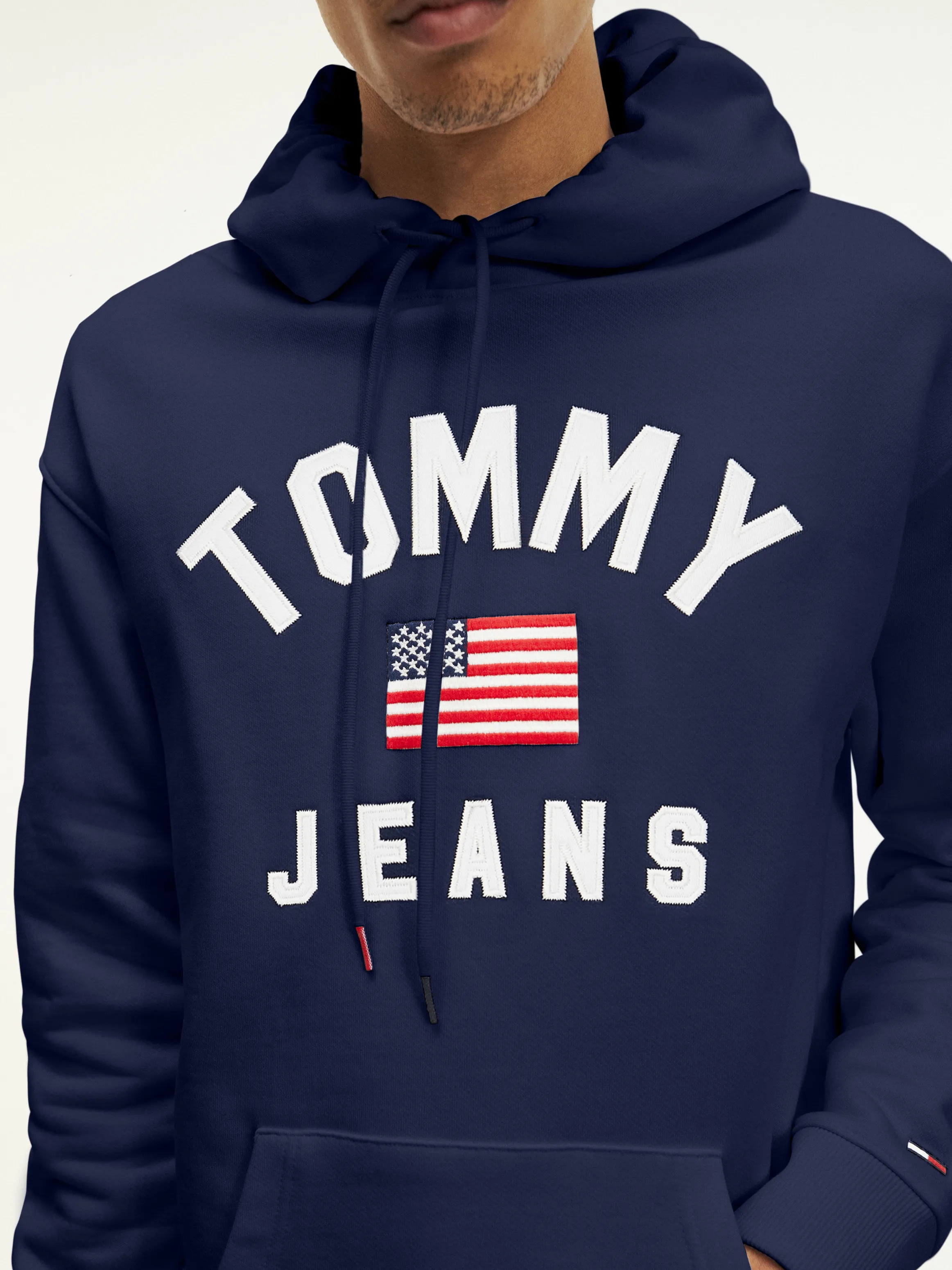 Cotton Fleece Relaxed Fit Hoodies | Hoodies | Tommy Hilfiger