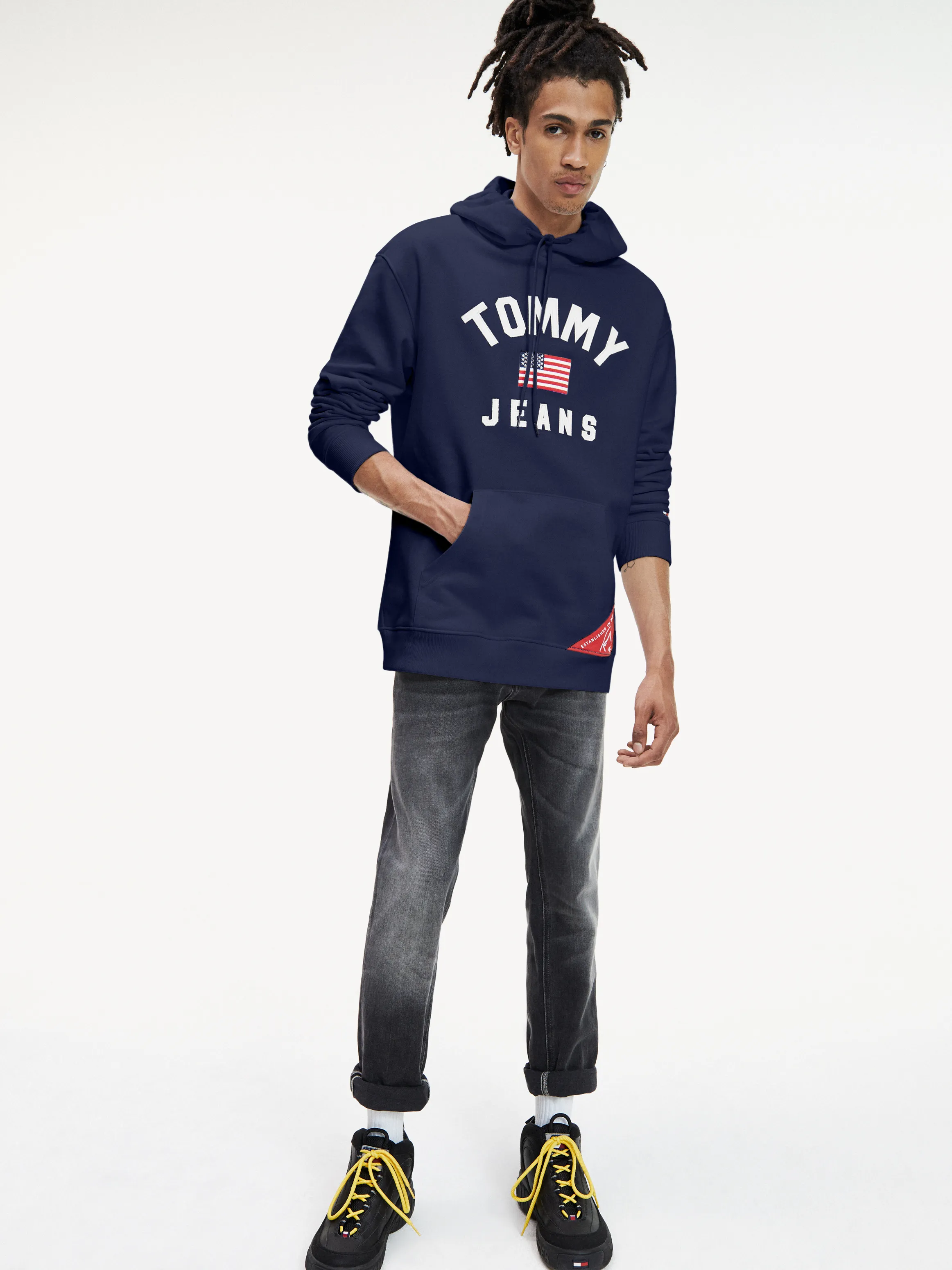 Cotton Fleece Relaxed Fit Hoodies | Hoodies | Tommy Hilfiger