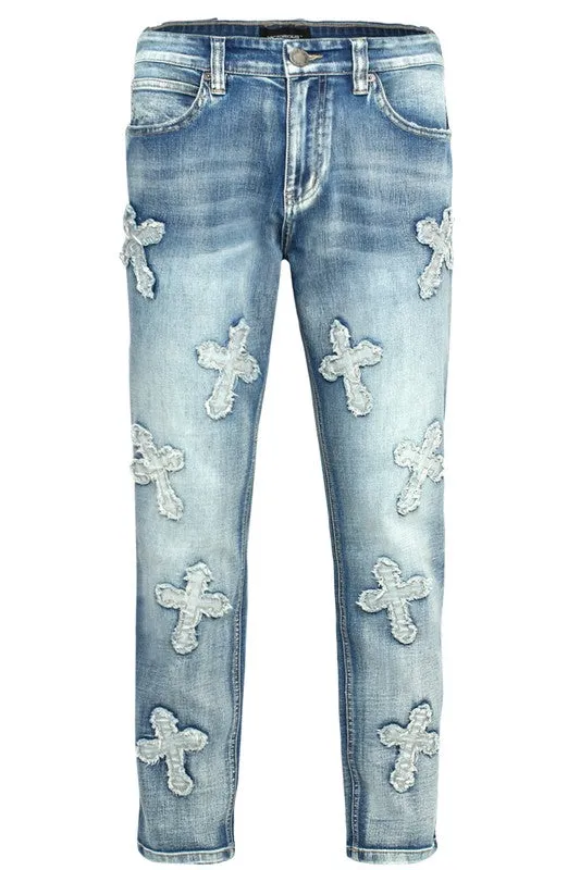 Cross Patch Denim Jean