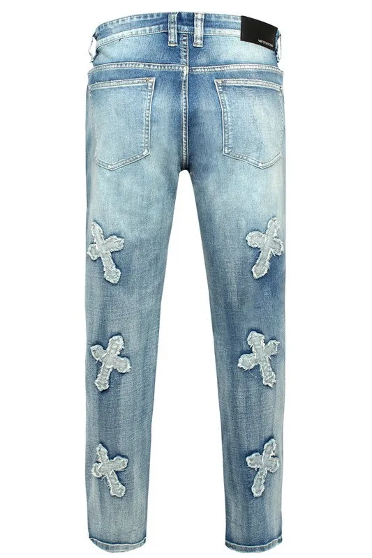 Cross Patch Denim Jean