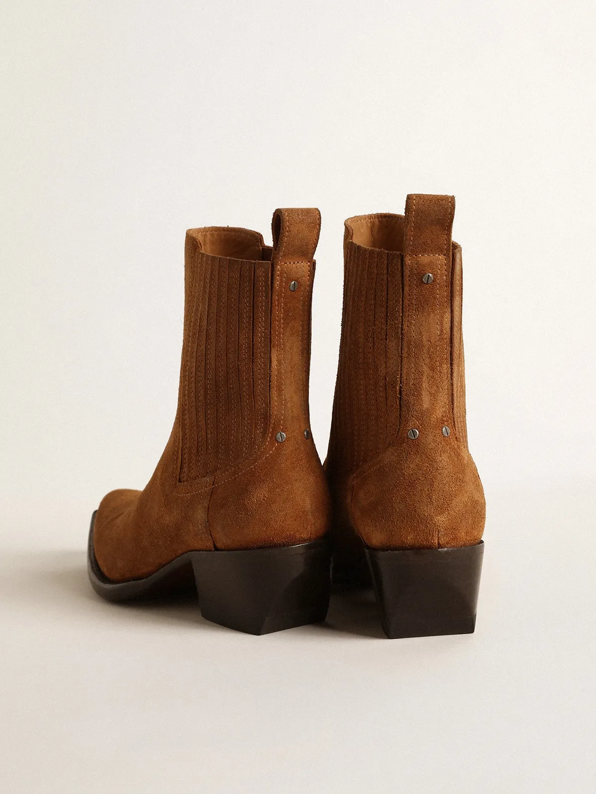 Debbie brown suede boots