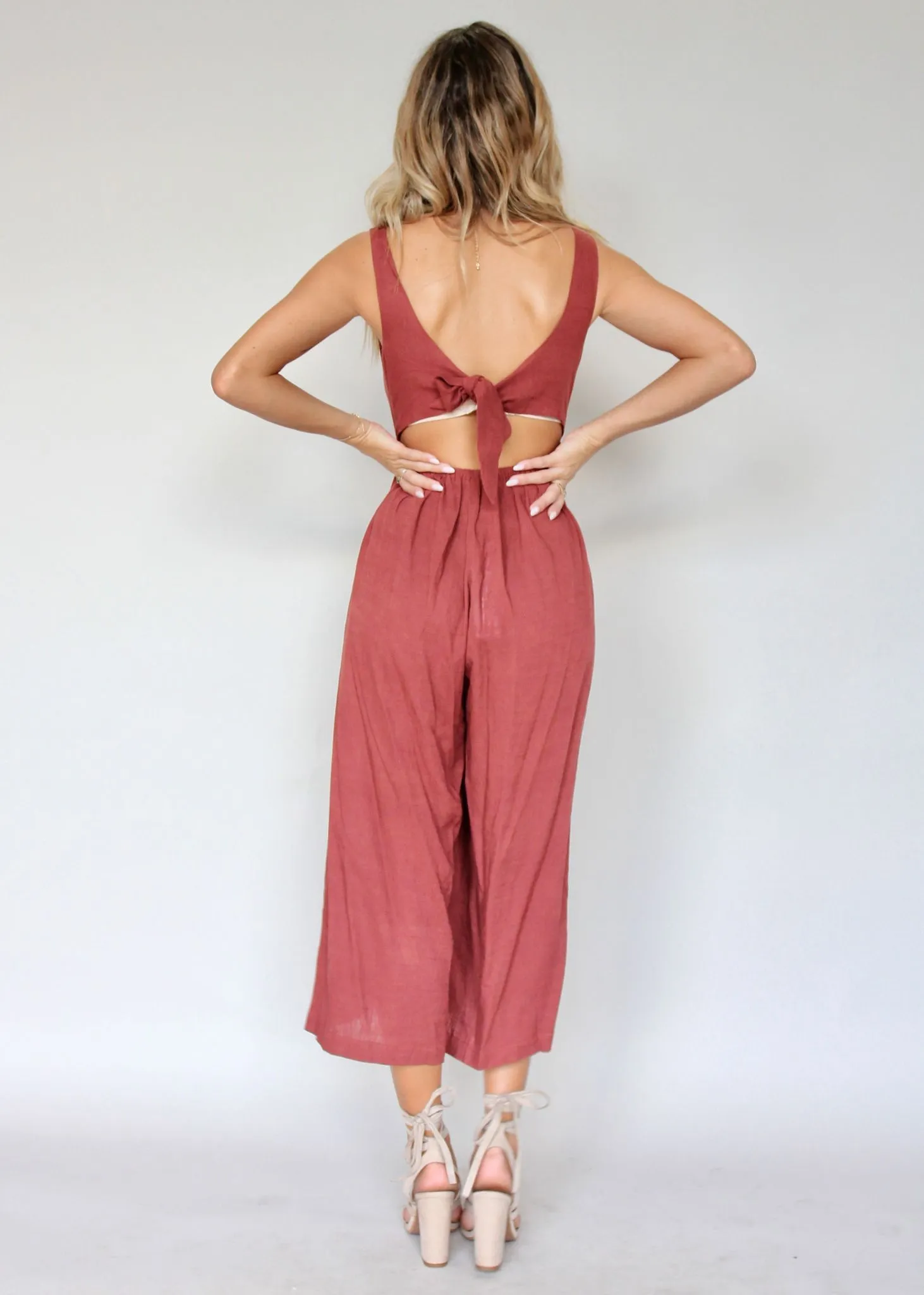 Elerey Pantsuit - Garnet