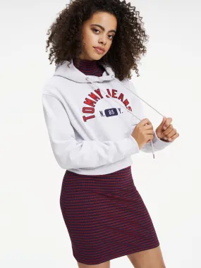 Embroidered Logo Cropped Hoodies | Hoodies | Tommy Hilfiger