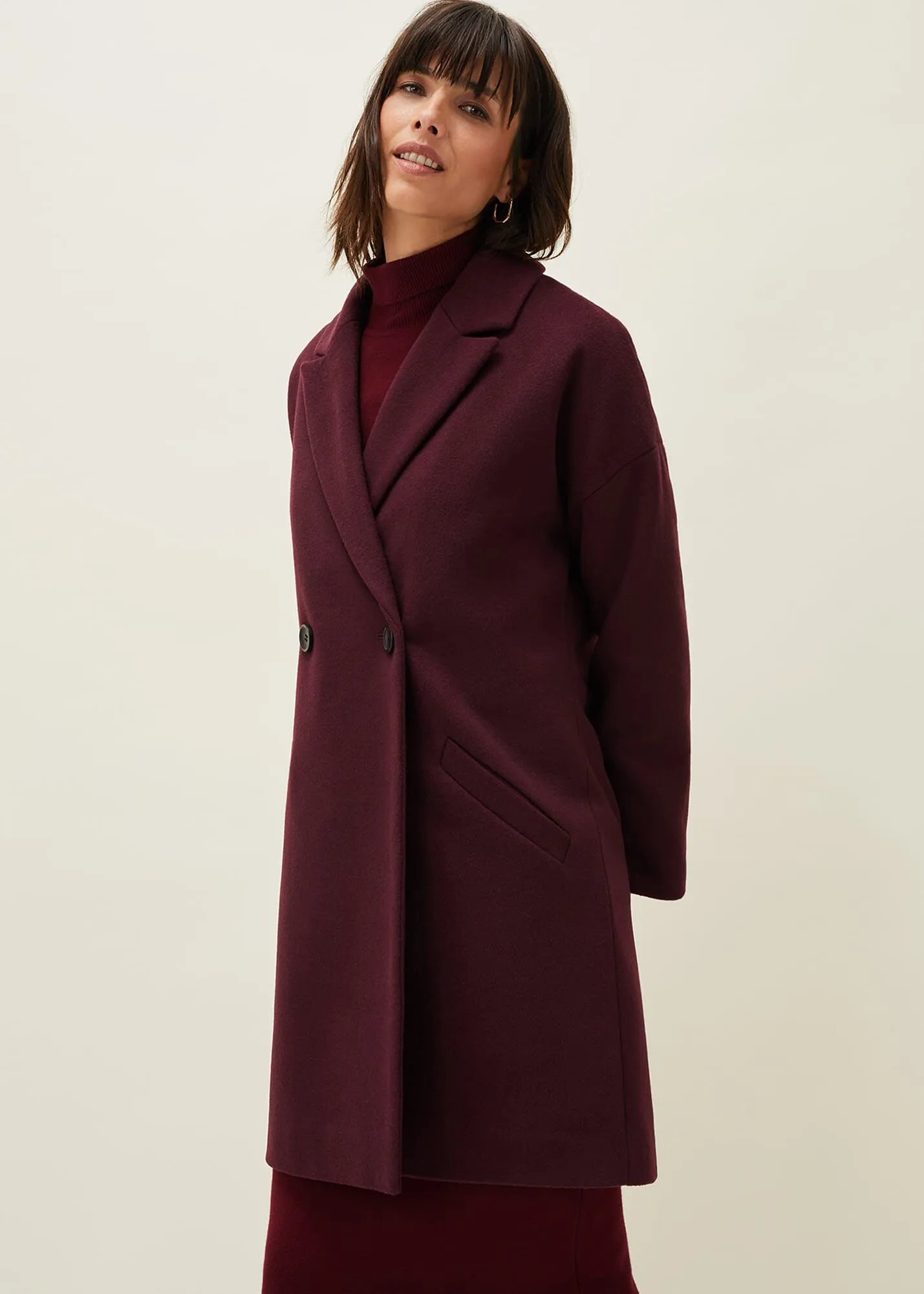 Emery Double Breasted Wool Coat