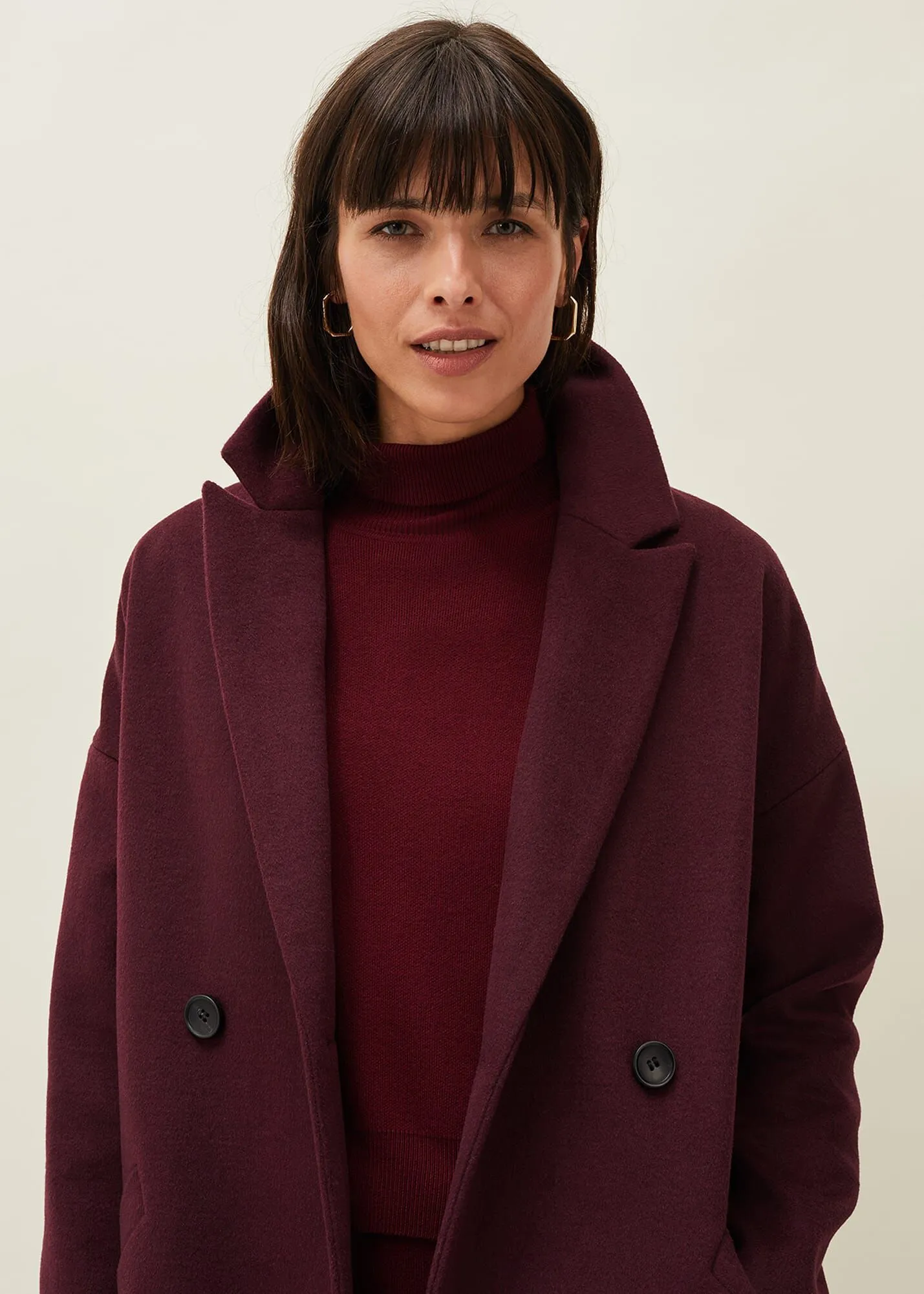 Emery Double Breasted Wool Coat