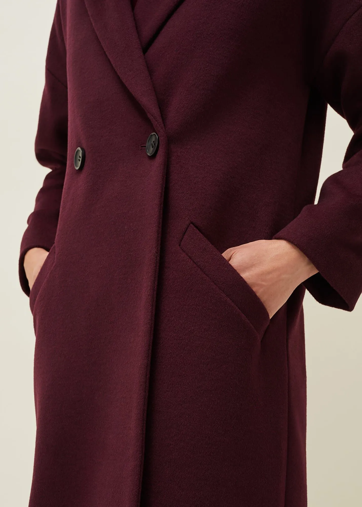 Emery Double Breasted Wool Coat