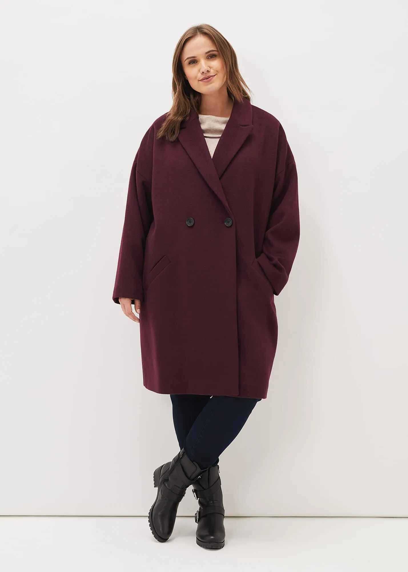 Emery Double Breasted Wool Coat