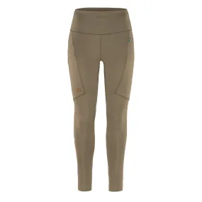 Fjallraven Womens Abisko Tights Suede Brown